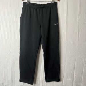 Nike Black Fleece Lined Polyester Running Jogging Pants Size XL
